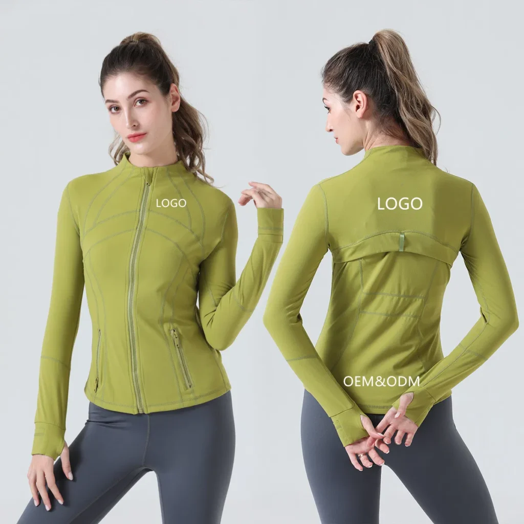Long sleeve yoga jacket
