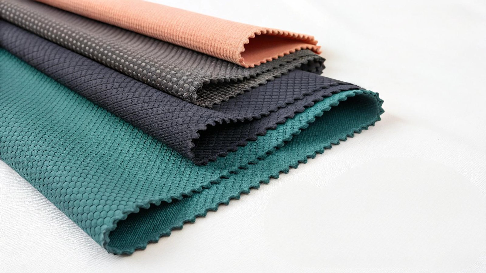 Yoga Fabric Texture Close-Up