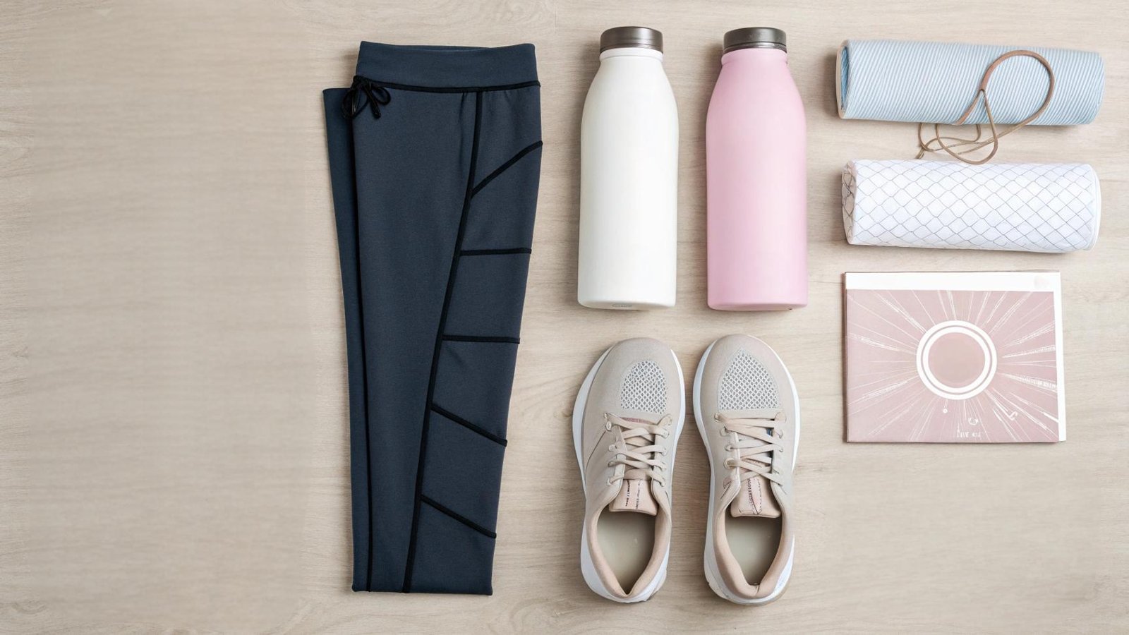 FuKi Yoga Fabrics Flat Lay