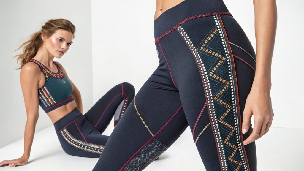 Patterned Activewear Set