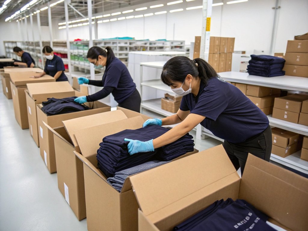Clothing Packing Process