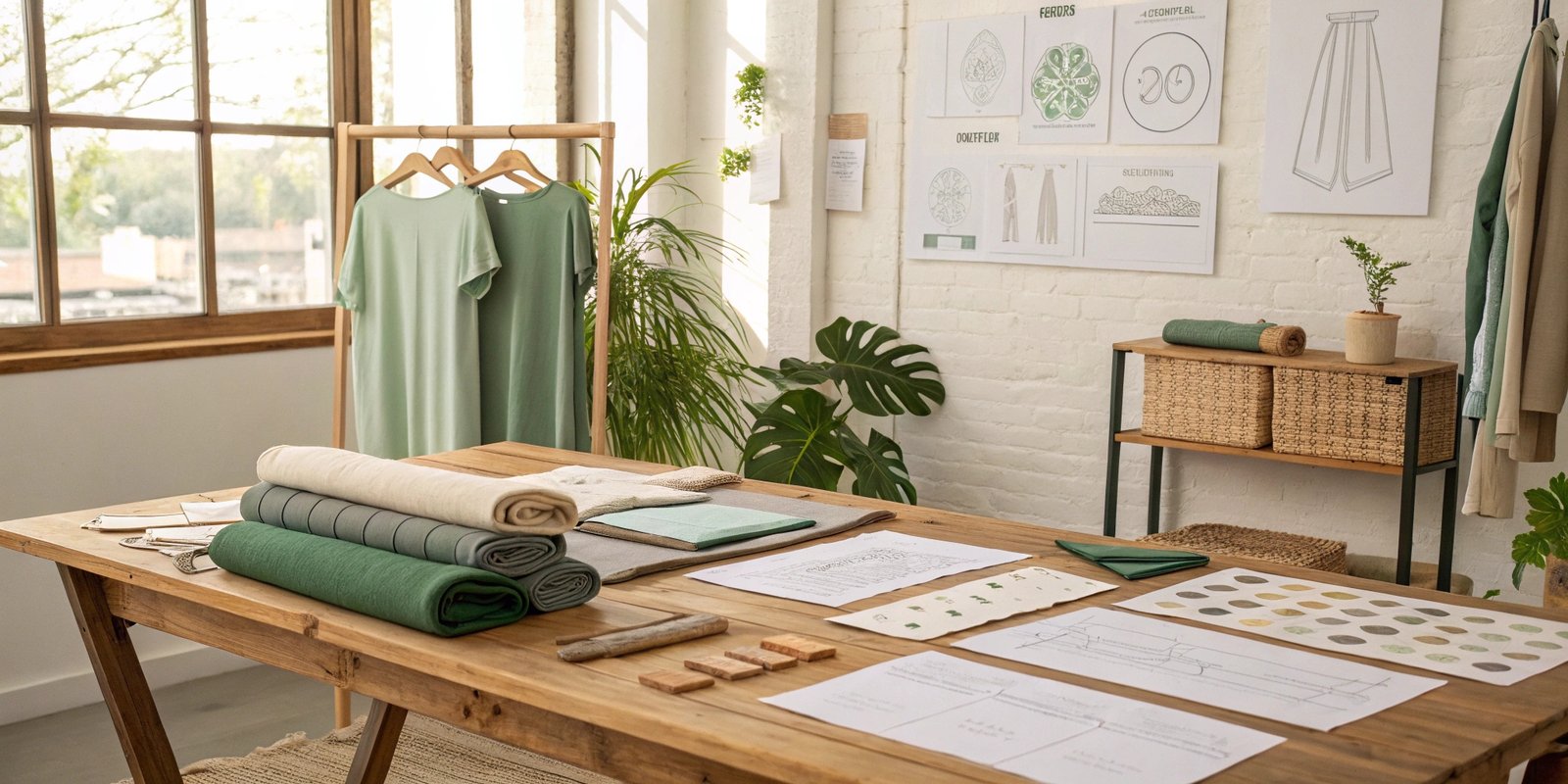 Sustainable Yoga Apparel Setup