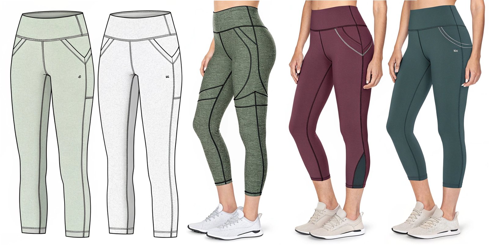 Versatile Yoga Pants Styles with Functional Designs