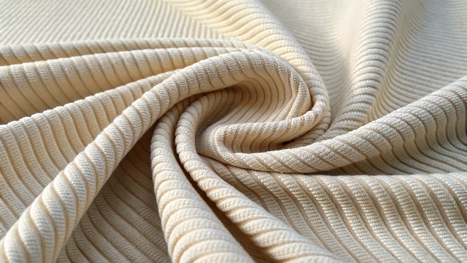 Ribbed Knit Spandex Fabric for Activewear