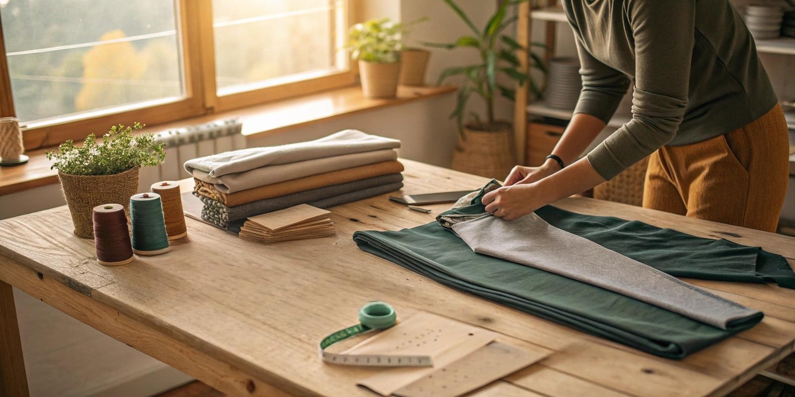 Sustainable Leggings Workspace
