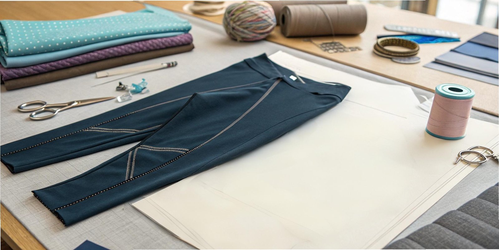 Custom Yoga Pants with Sustainable Fabrics and Craftsmanship