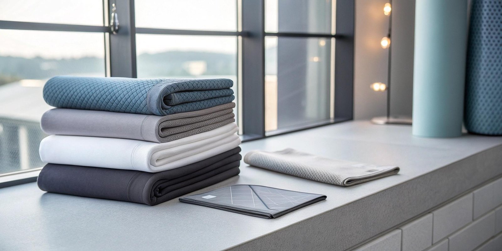 High-Tech Yoga Fabric Display