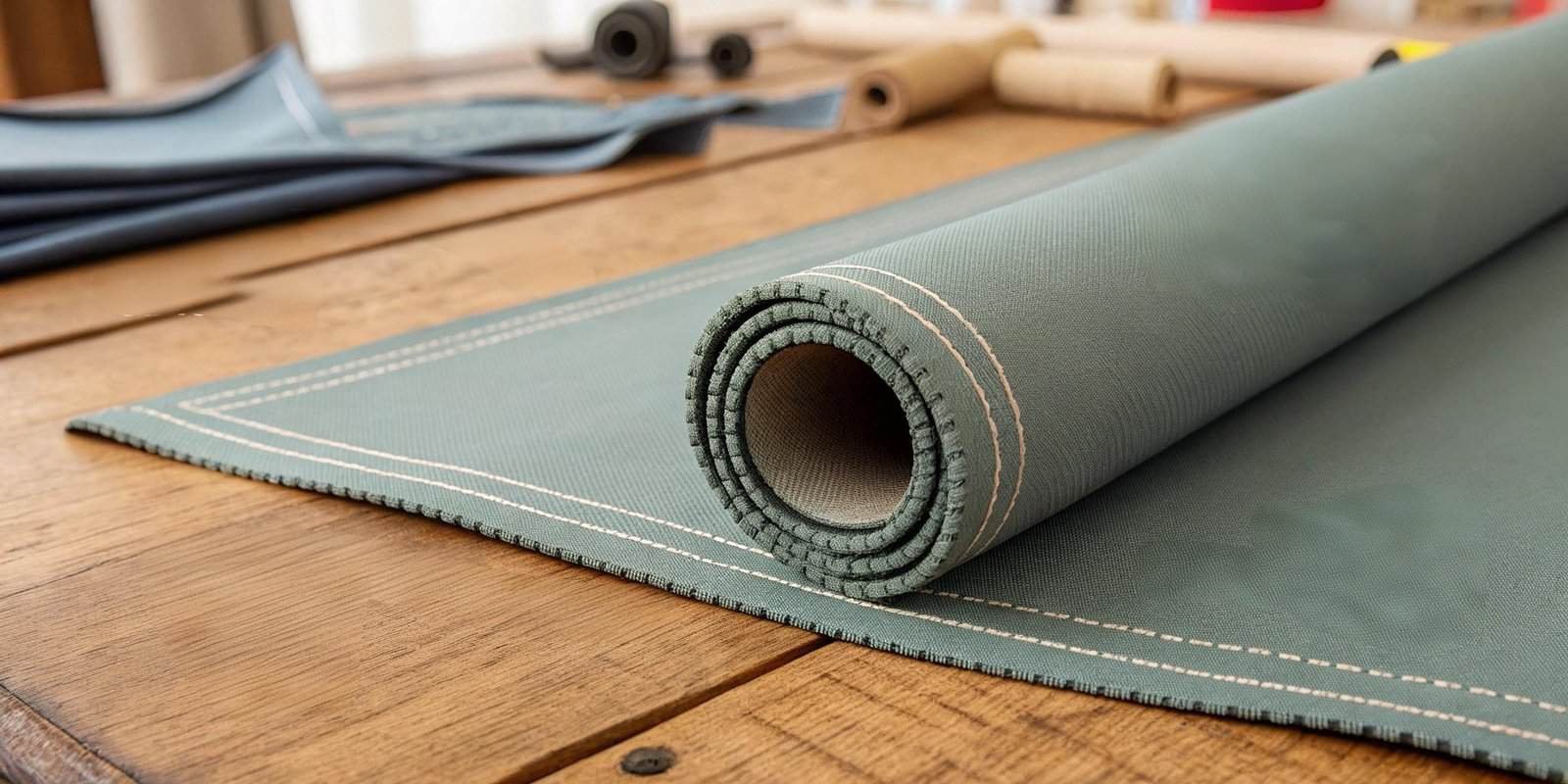 Premium Yoga Wear Fabric Close-up