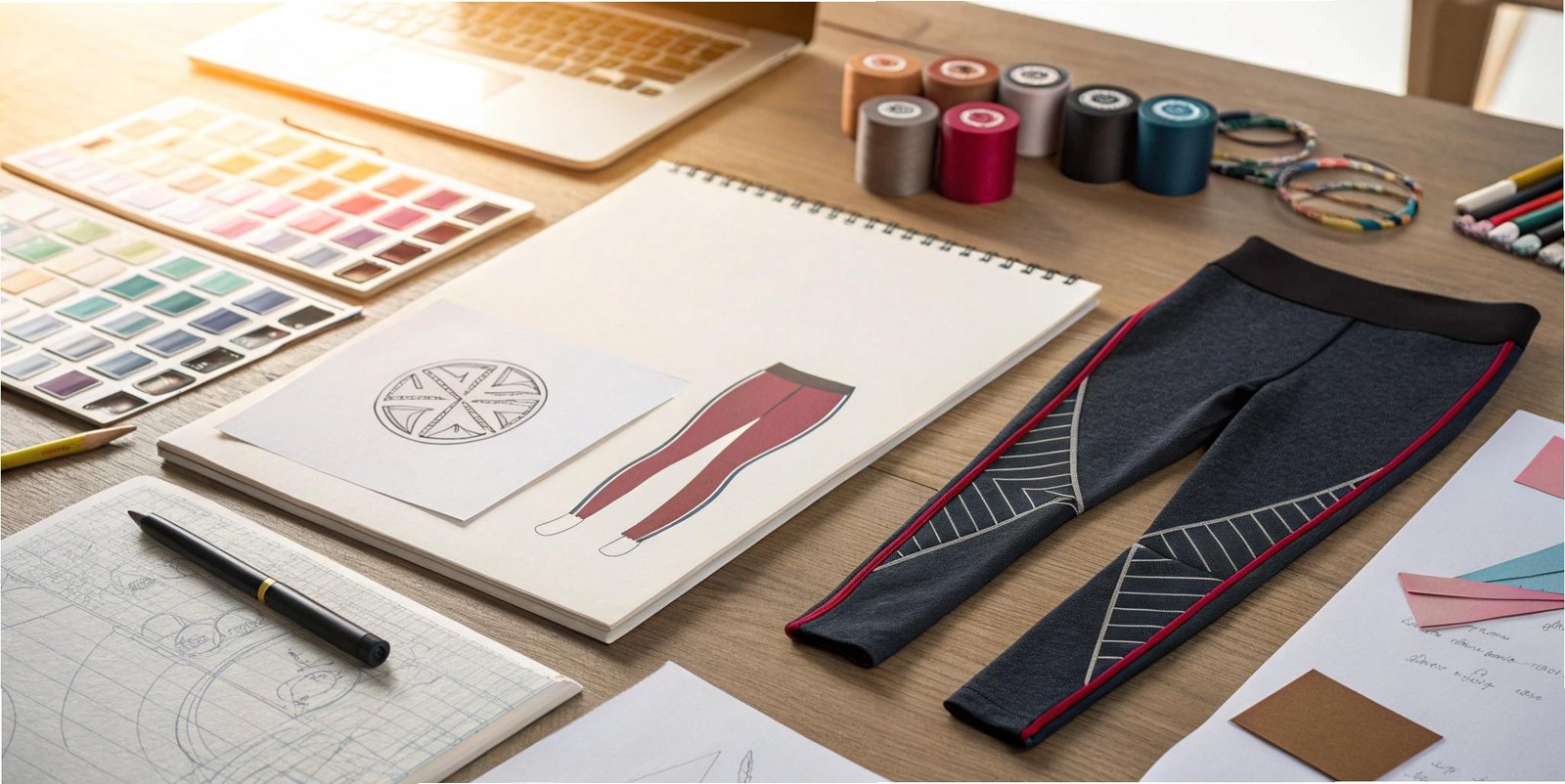 Custom Branding for Yoga Pants