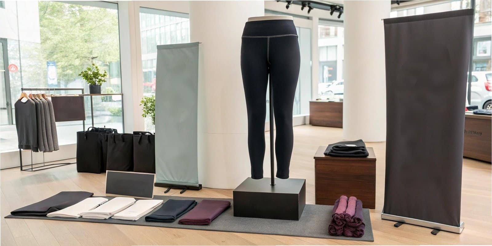 Yoga Apparel Brand Display