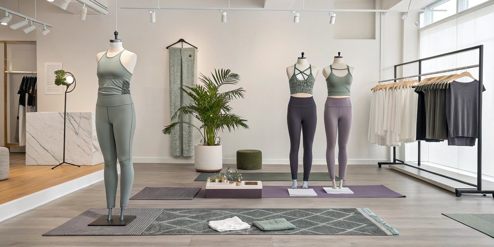 Modern Yoga Apparel Showcase