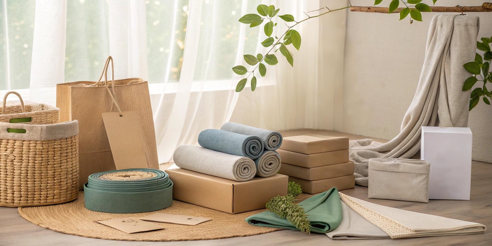 Eco Fabric & Denim Display