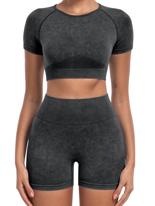 Charcoal Gray Yoga Set