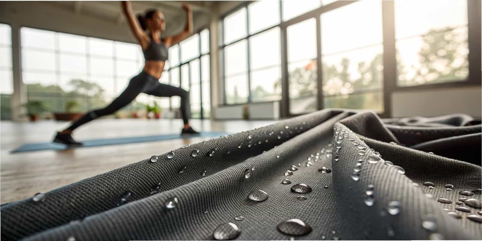 Moisture-Wicking Yoga Fabric
