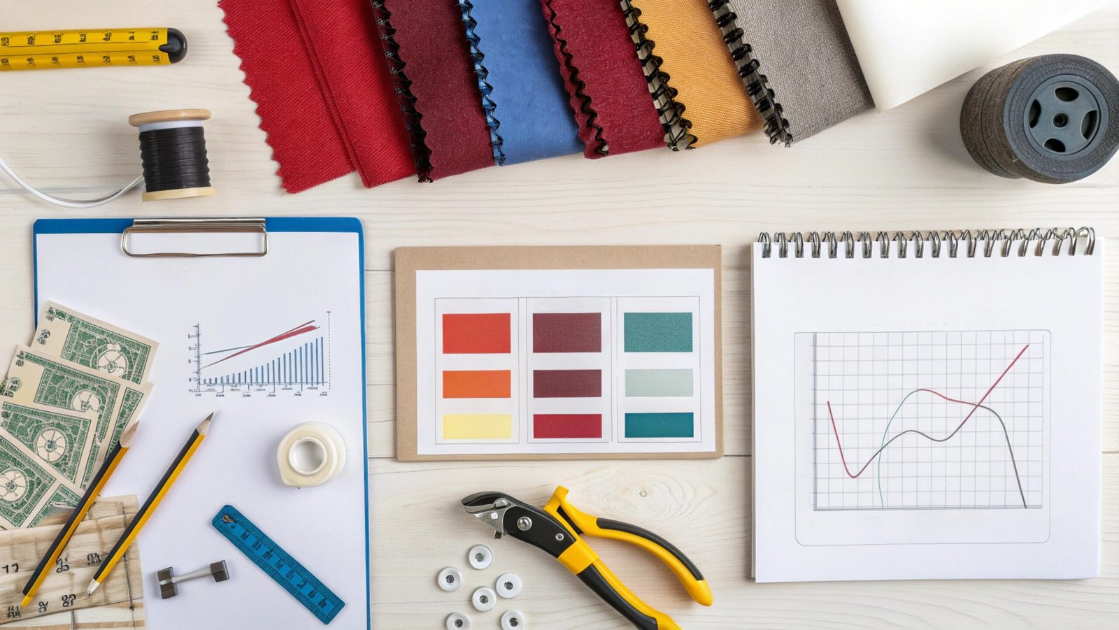 Cost-Effective Manufacturing Flat Lay