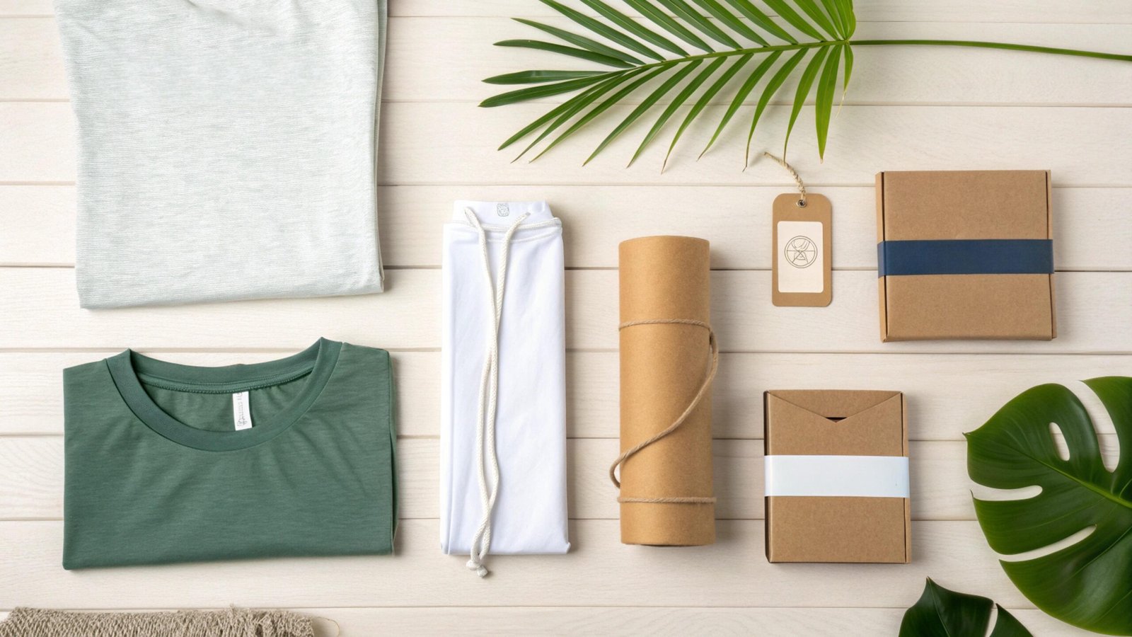FuKi Yoga Sustainable Practices Flat Lay