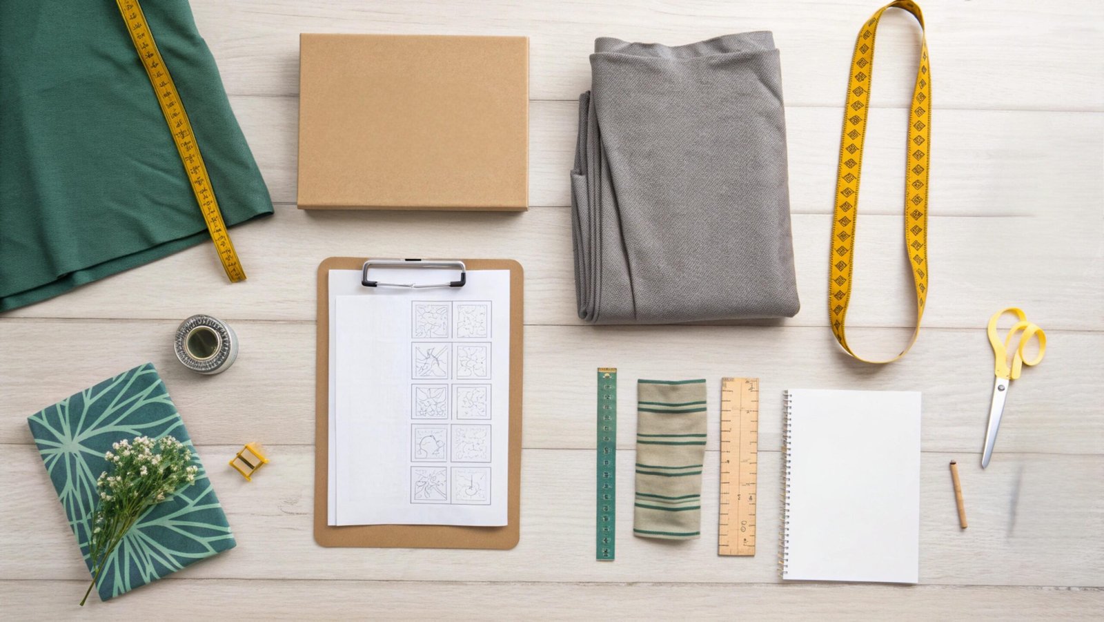FuKi Yoga Quality Control Flat Lay