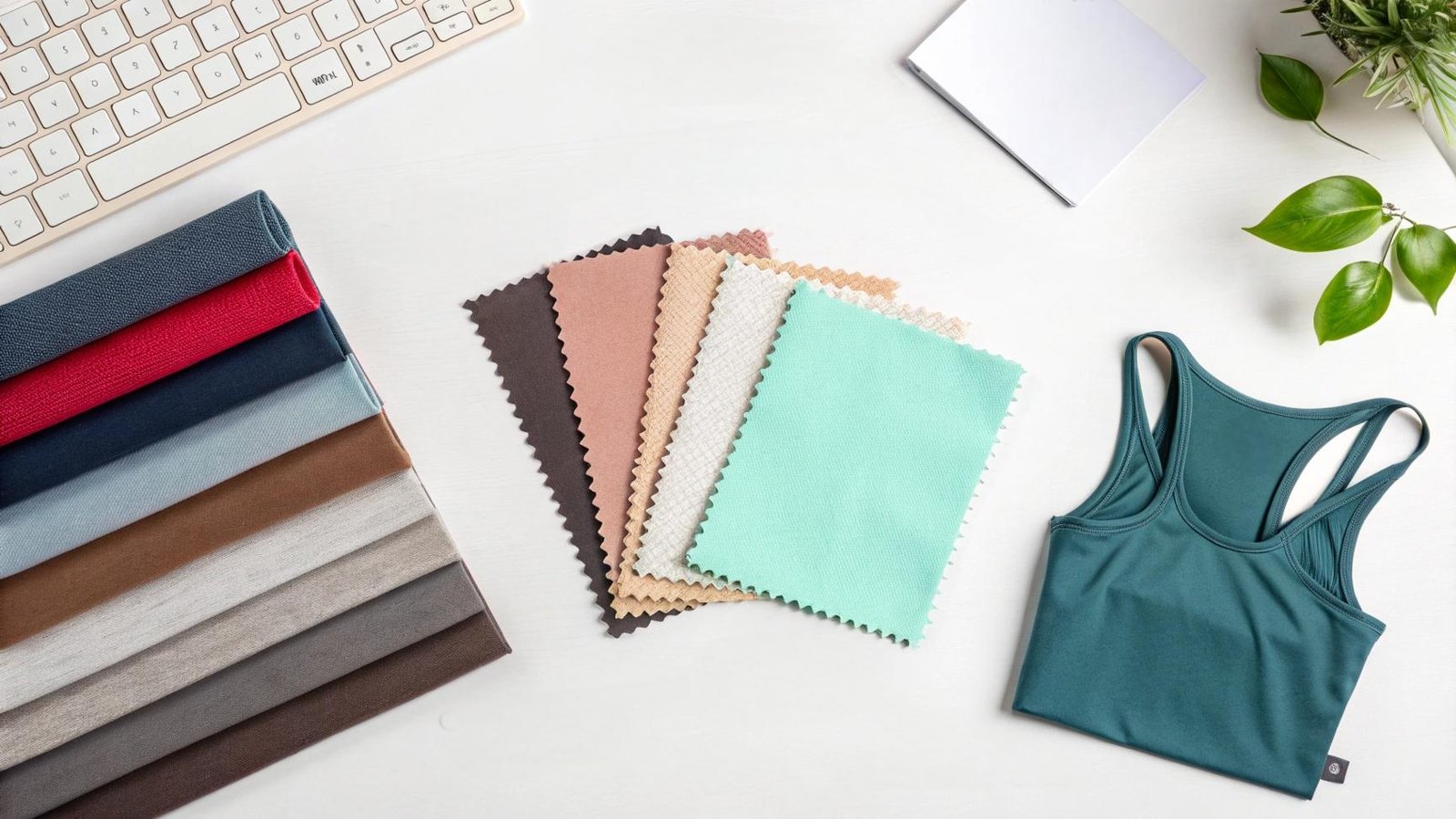 Yoga Pants Fabric Comfort Flat Lay
