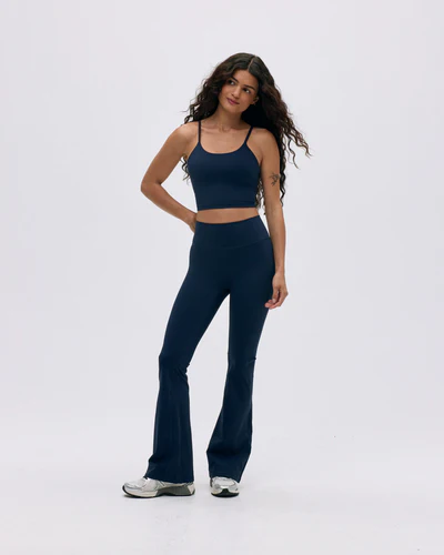 Navy Flare Yoga Pants