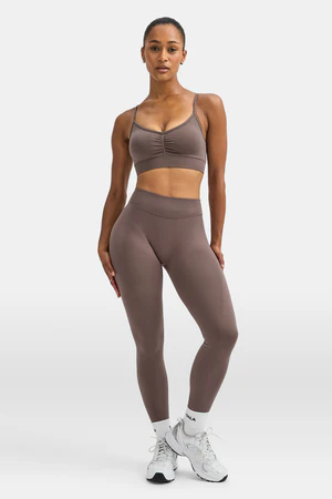 Brown Seamless Workout Set