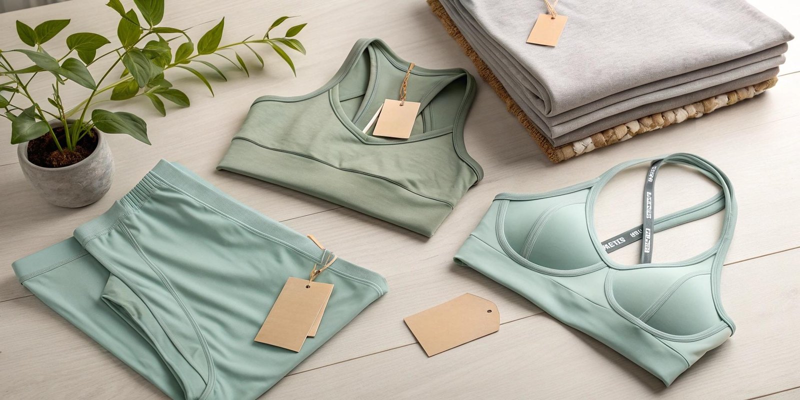 Premium Yoga Set Flat Lay