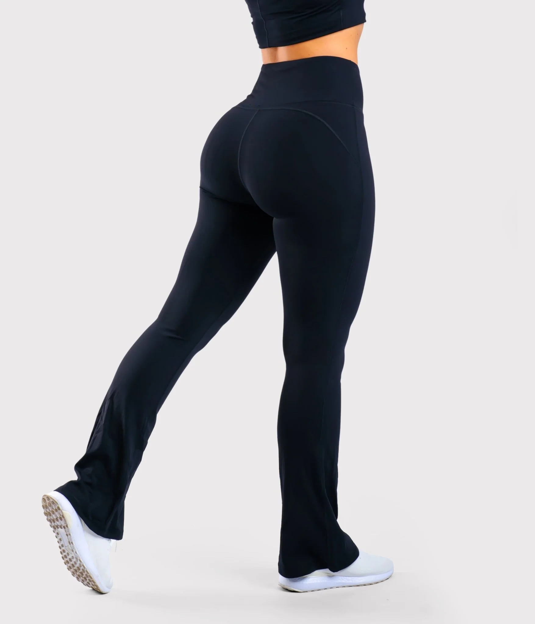 Black Flared Yoga Leggings