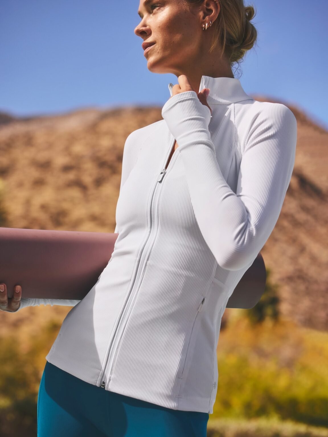 yoga zip up jacket