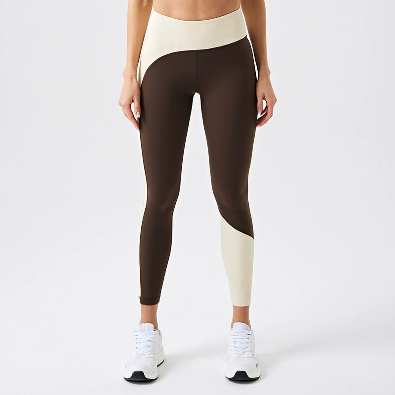 Brown Beige Leggings