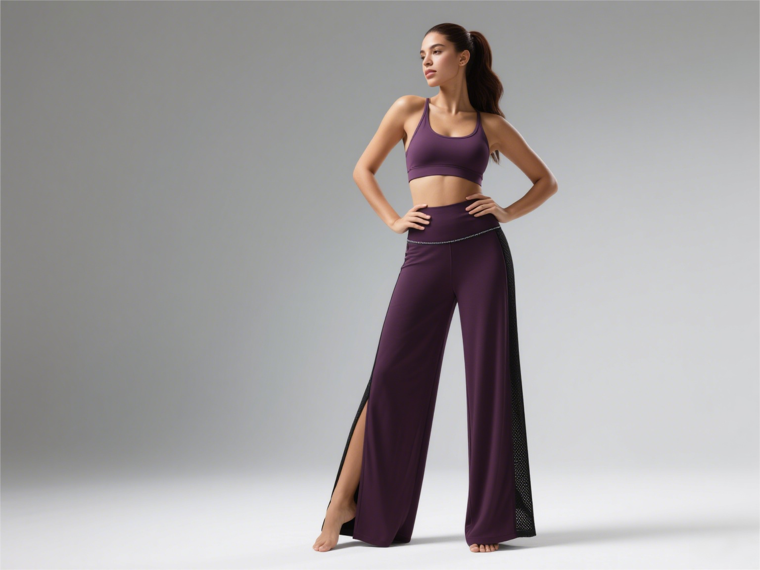 Purple Yoga Outfit