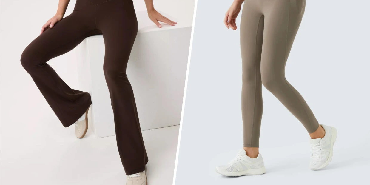 Flared vs. Fitted: Everyday Active Leggings
