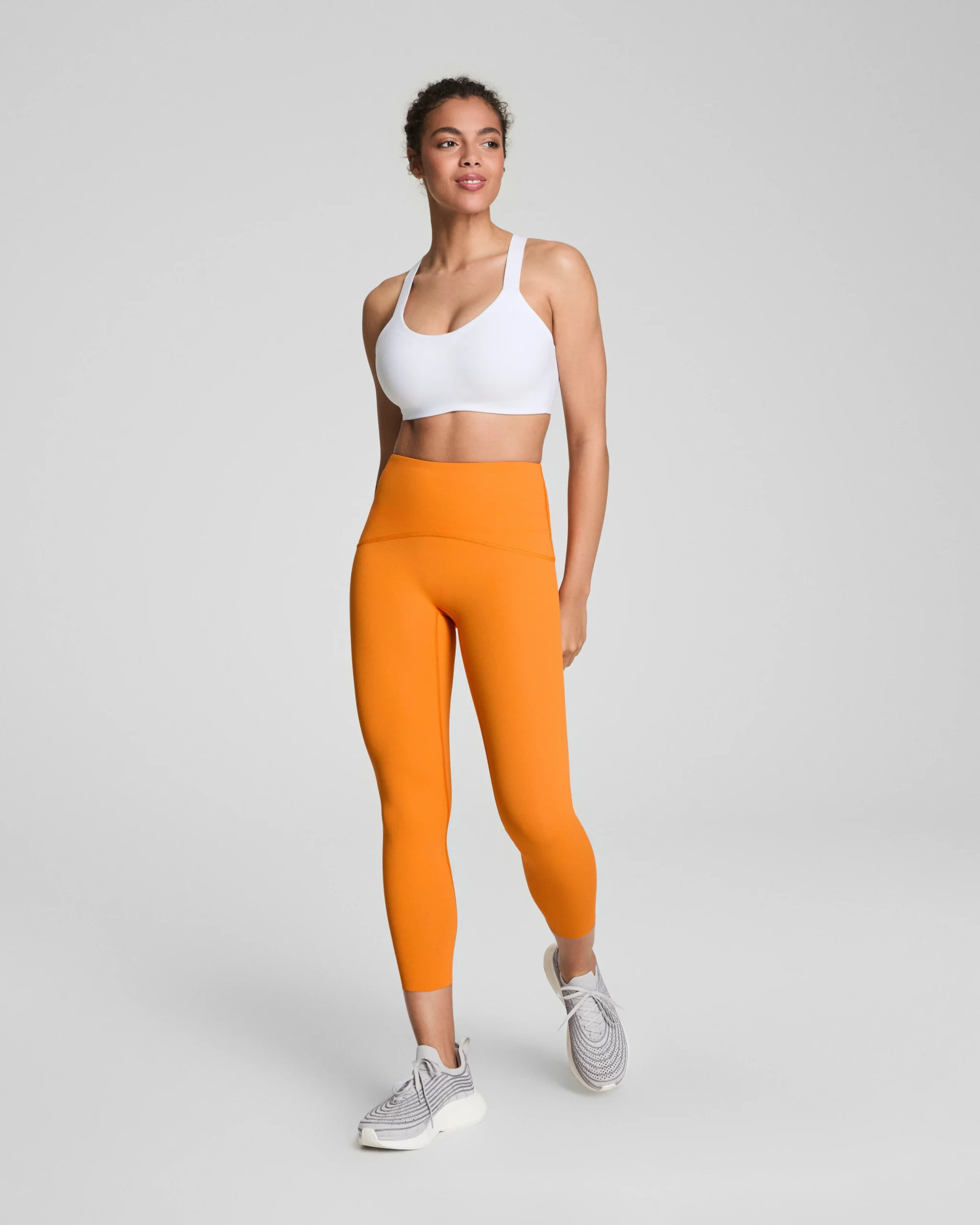 Orange High Waist Leggings