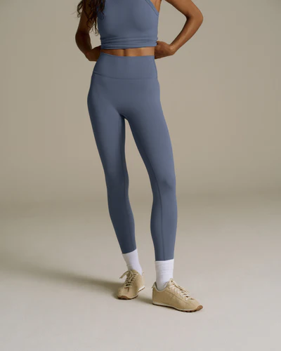 Blue High Waist Yoga Leggings