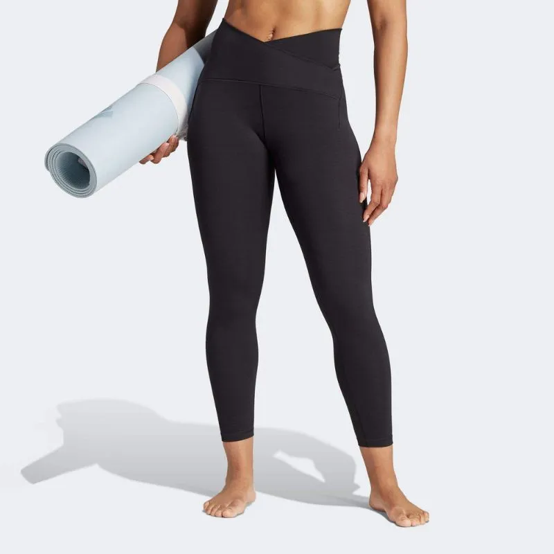 Black V Waist Yoga Leggings