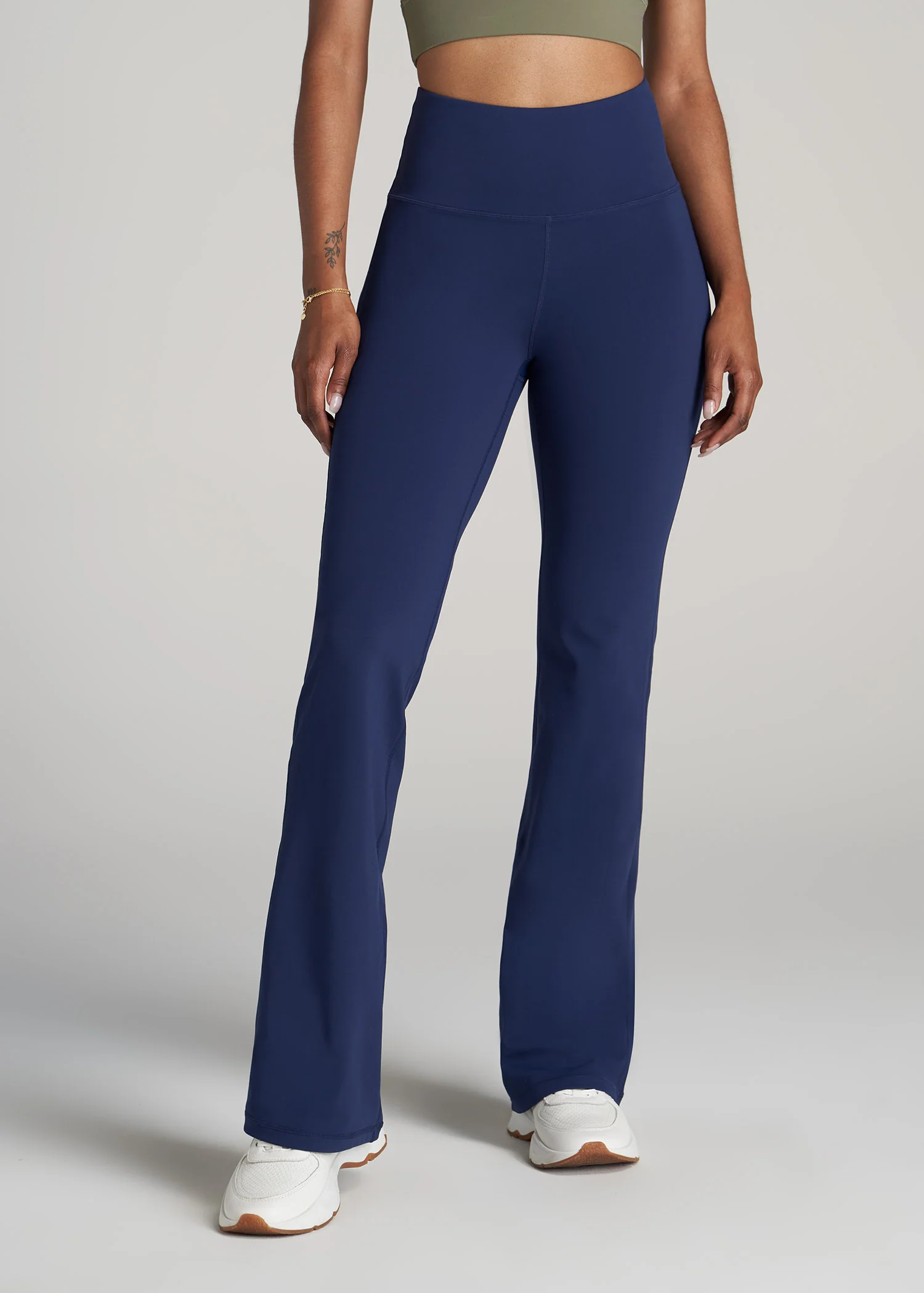 Navy Flare Yoga Pants