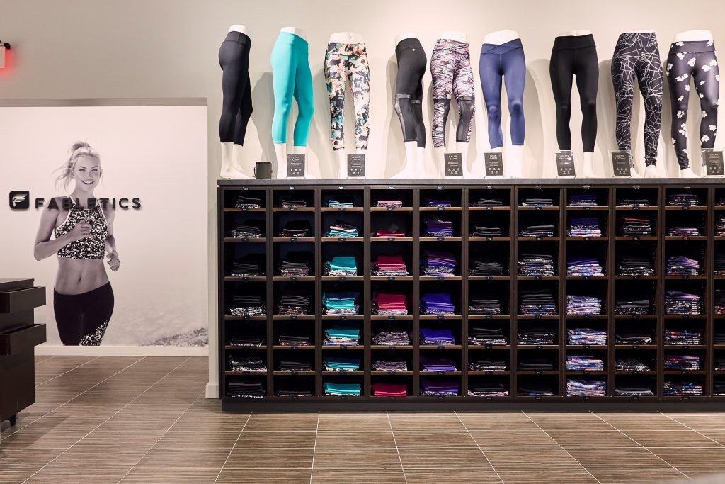 Fabletics Activewear Leggings Display