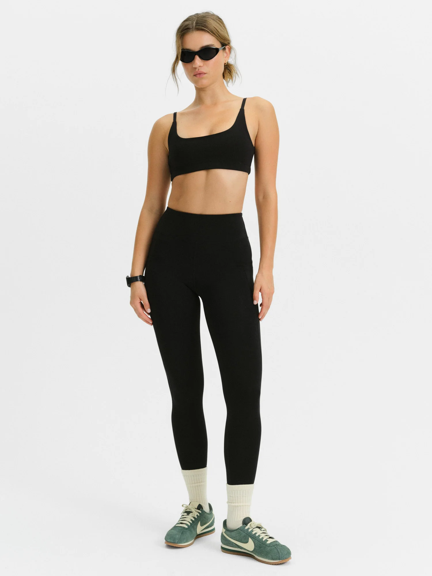 Black Sports Set with Sneakers