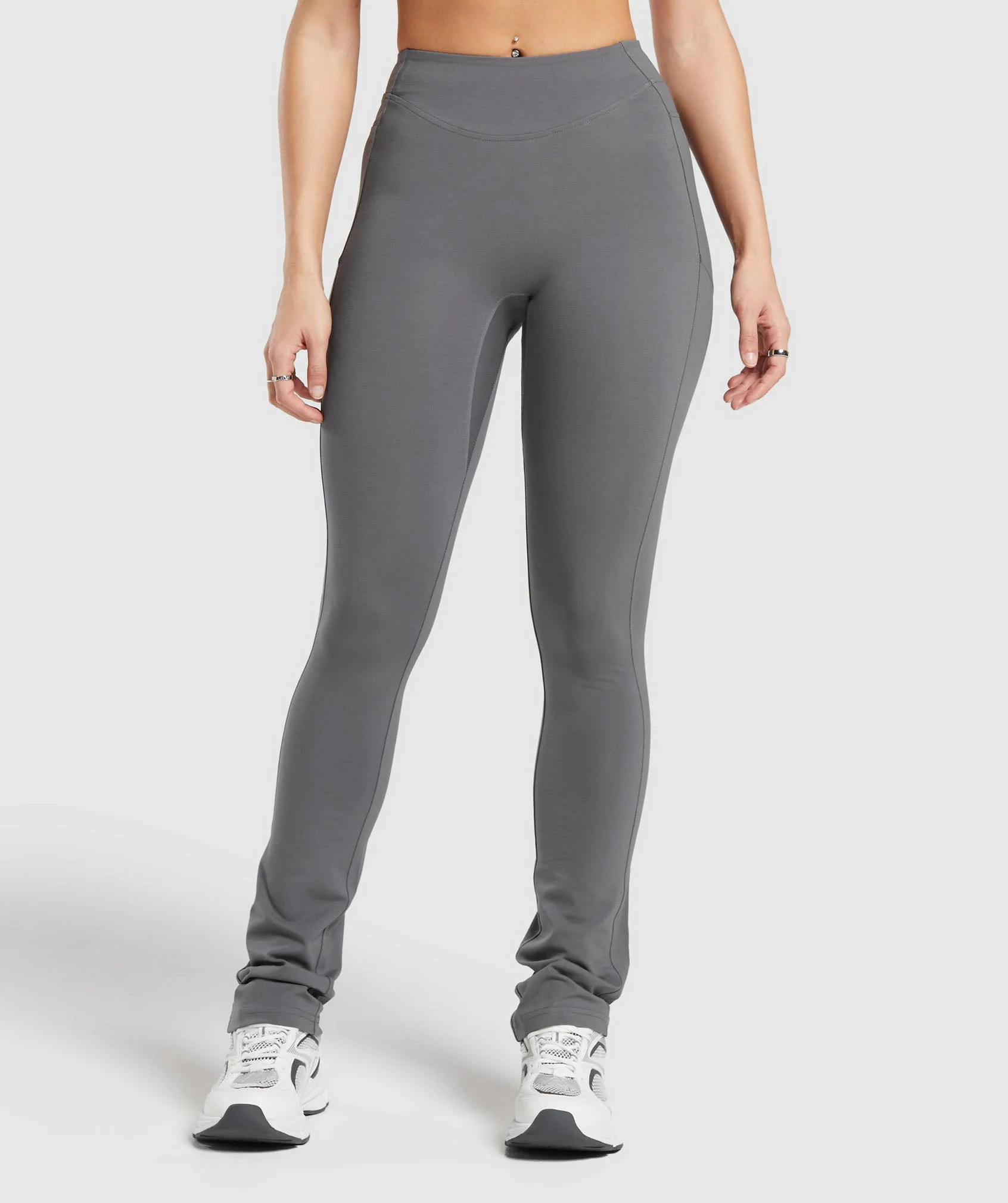 Gray High Waist Leggings