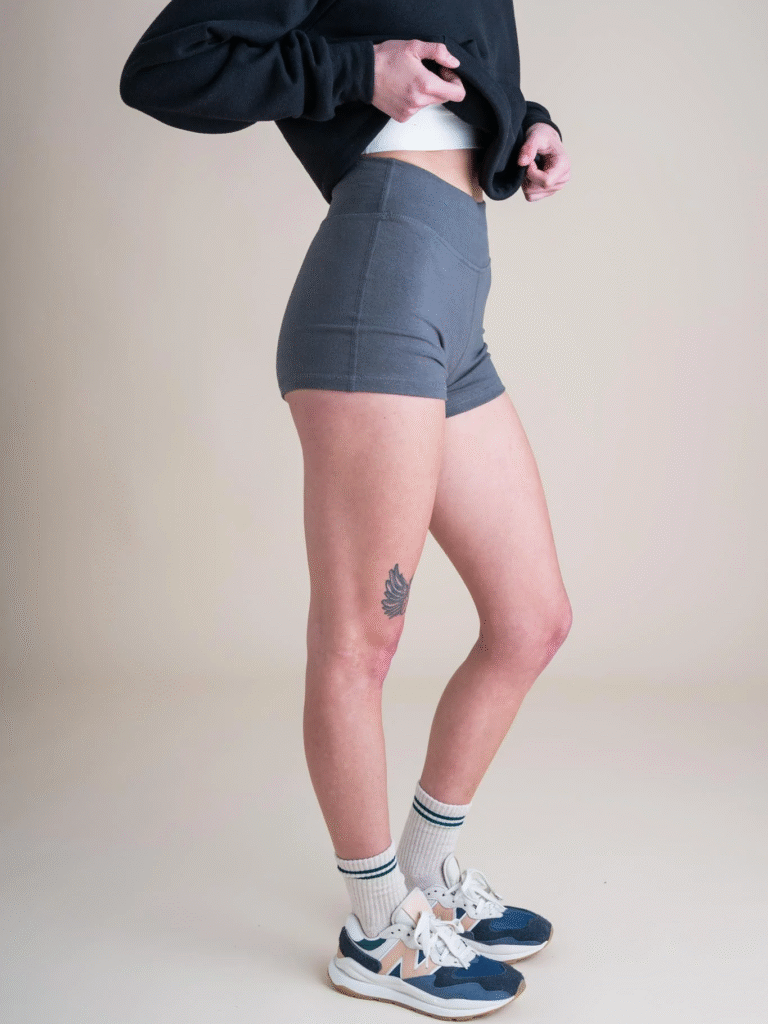 Classic Cotton Yoga Shorts