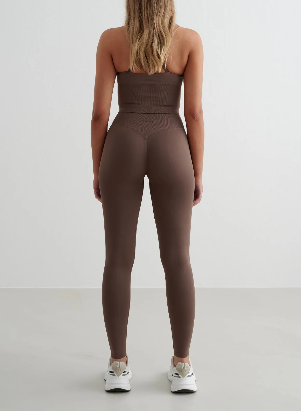 Brown Seamless Fitness Leggings