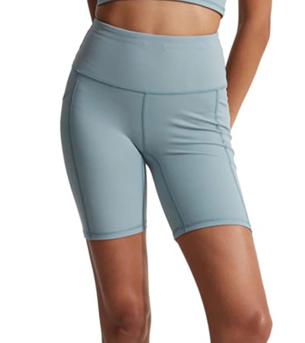 Slate blue athletic shorts