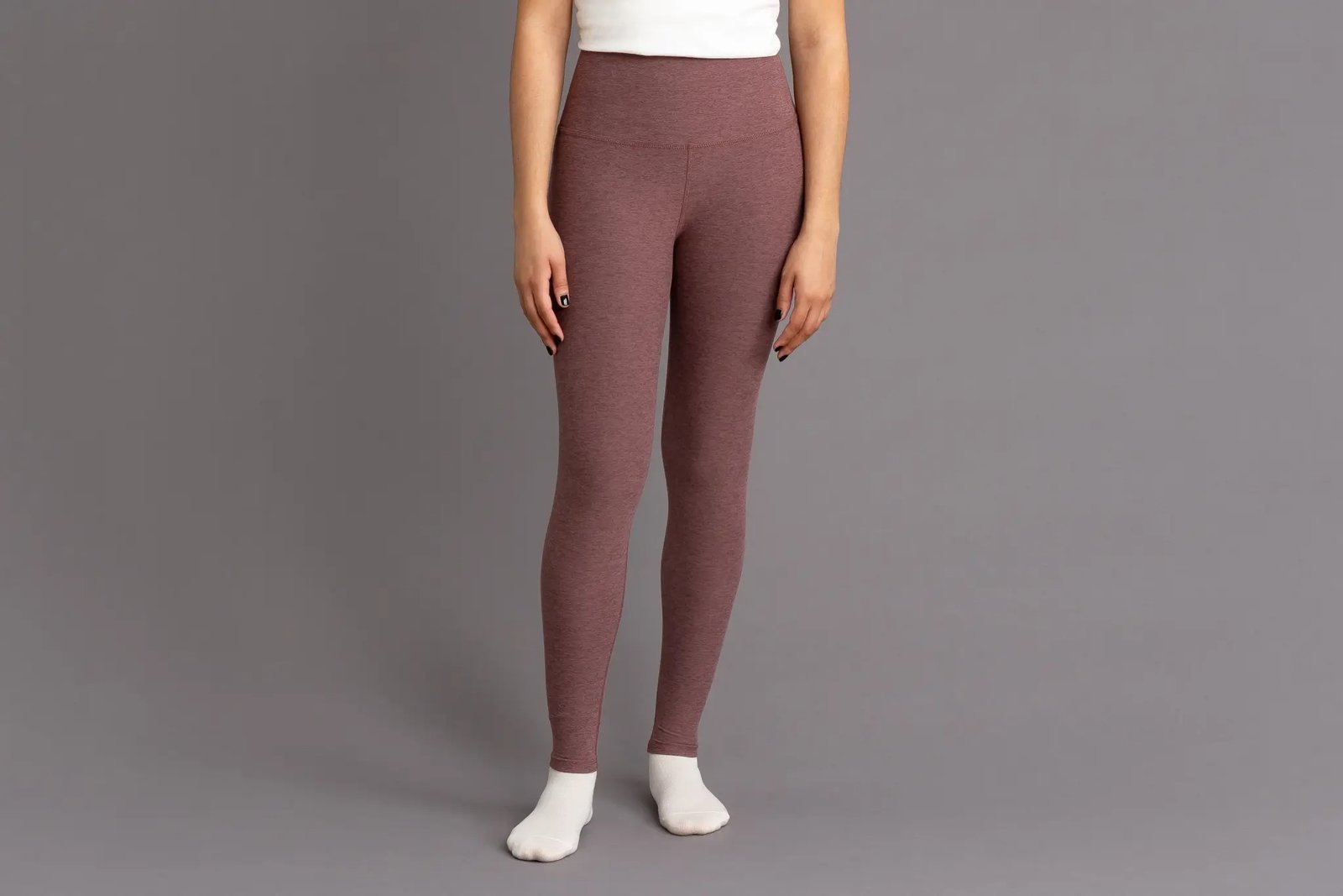 Burgundy Yoga Leggings