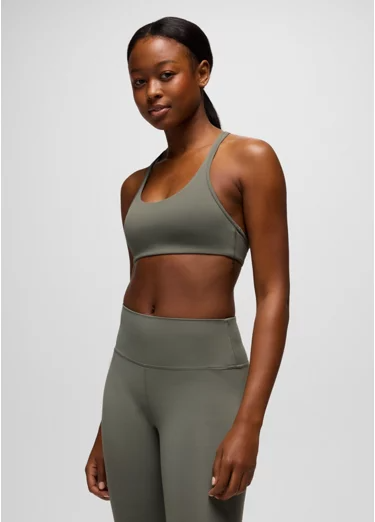 Olive Green Sports Bra Top