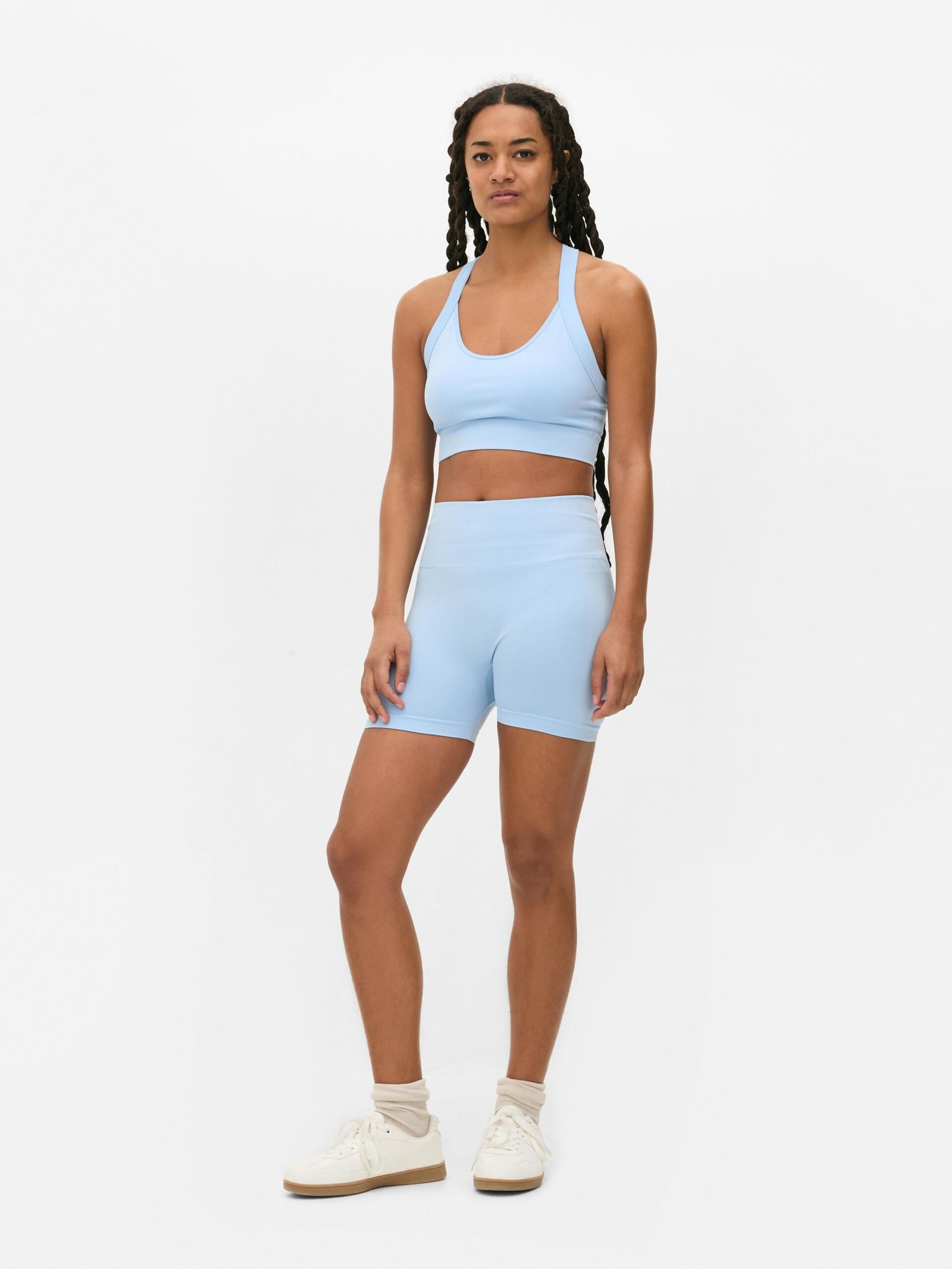 Light blue workout set