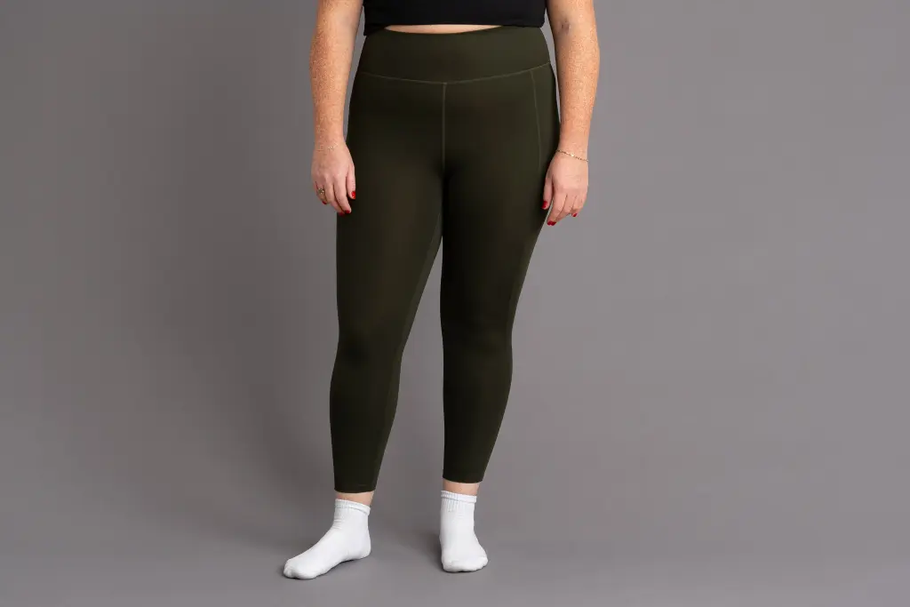 Plus Size Dark Green Leggings