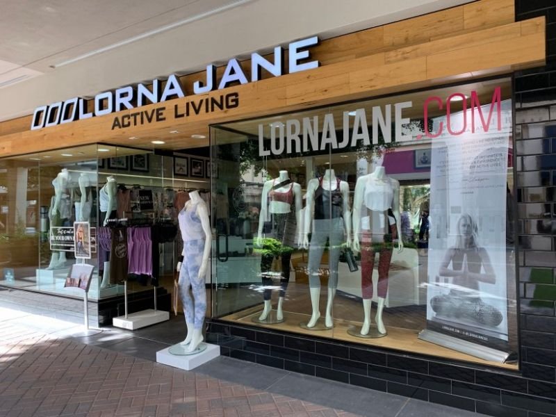Lorna Jane Activewear Window Display