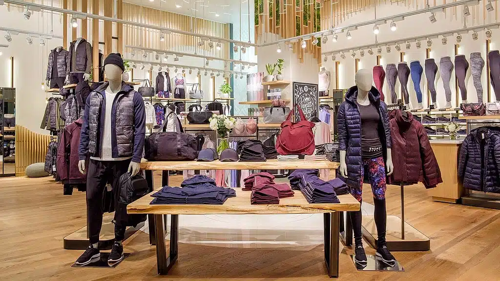 Lululemon store interior